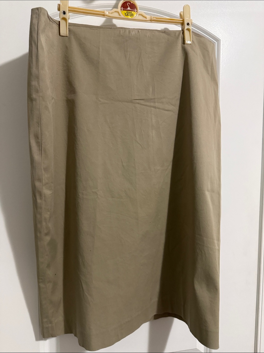 Sutton Studio Midi Skirt in Khaki Tan